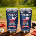 Personalized America 250th Anniversary Tumbler 1776-2026, Custom Name Patriotic USA Cup, Fourth of July Gift, Independence Day Mug