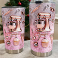 Personalized Baking Tumbler, Custom Name Baker Gift, Stand Mixer Cup, Baking Lover Mug, Cupcake & Kitchen Tools Design, Gift for Bakers