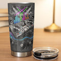 Custom DJ Tumbler 2D Flat, Personalized DJ Name Cup, Music Lover Gift, DJ Controller Party Mug, Club Mixer Travel Tumbler