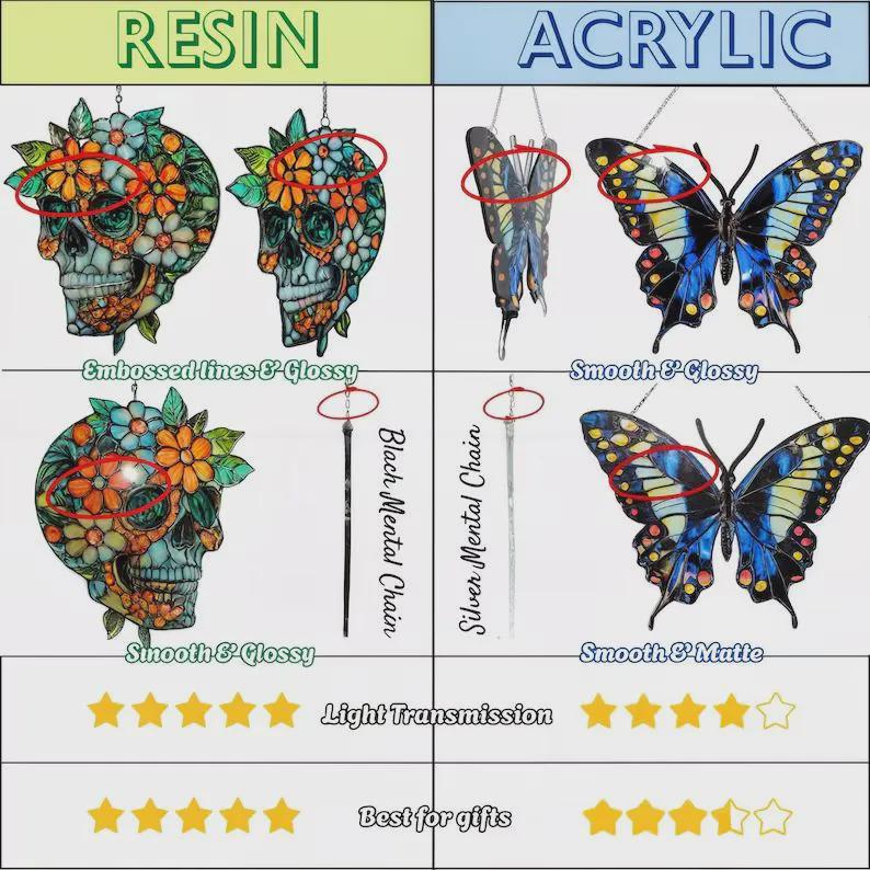 Crescent Moon Mermaid Suncatcher, Faux Stained Glass Decor, Mystical Ocean Window Ornament, Mermaid Lover Gift, Boho Home Decor